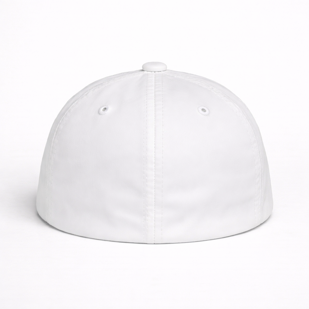 Elite Performance Fitted Cap White