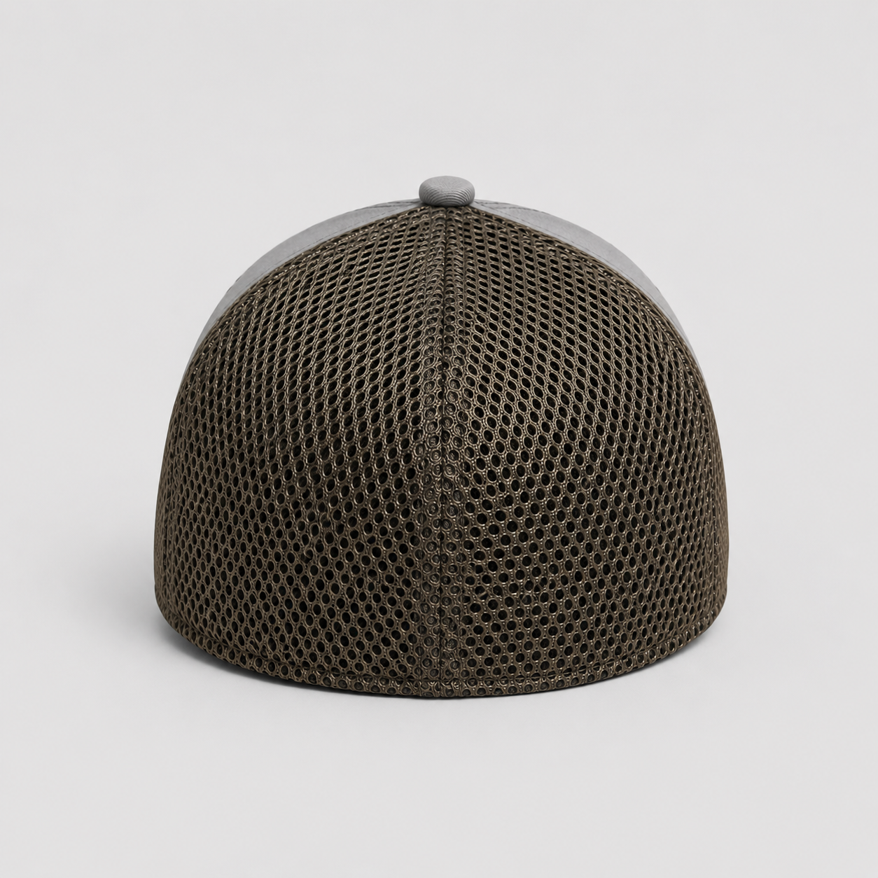 Elite Performance Fitted Cap Gray/Brown