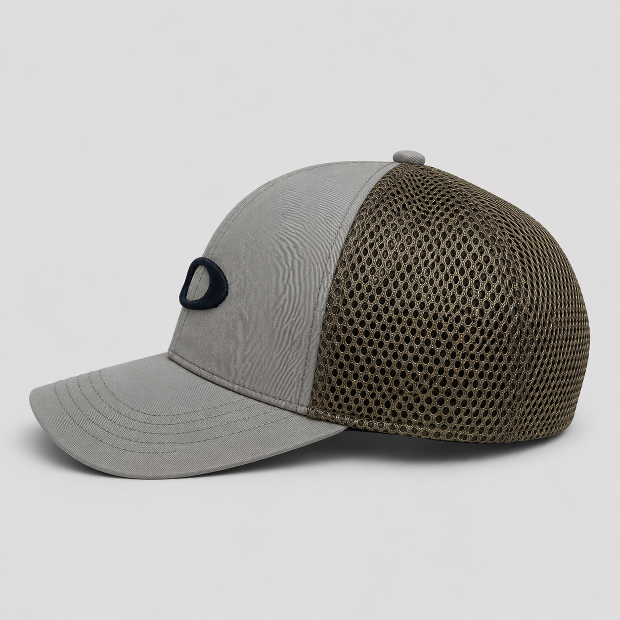 Elite Performance Fitted Cap Gray/Brown