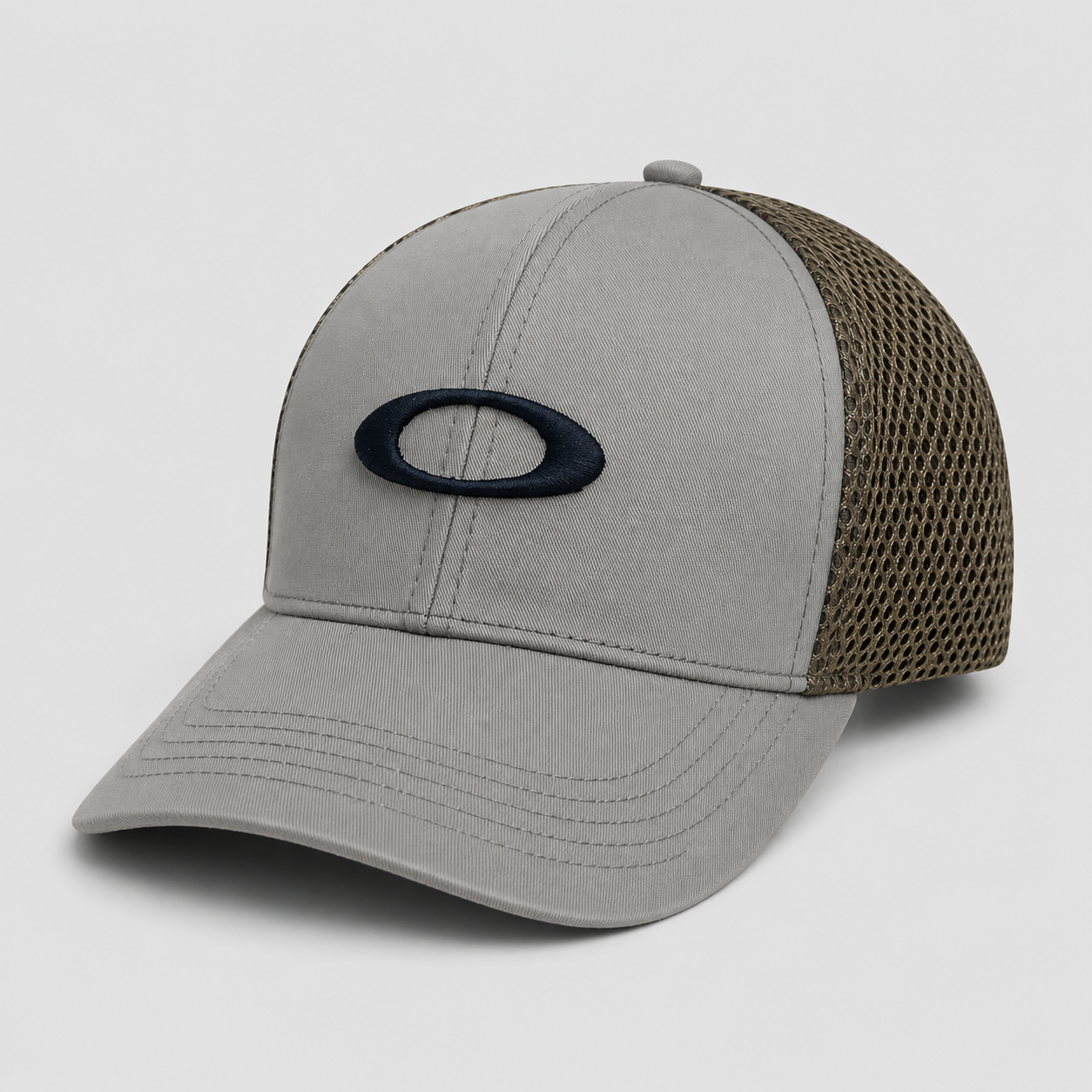 Elite Performance Fitted Cap Gray/Brown
