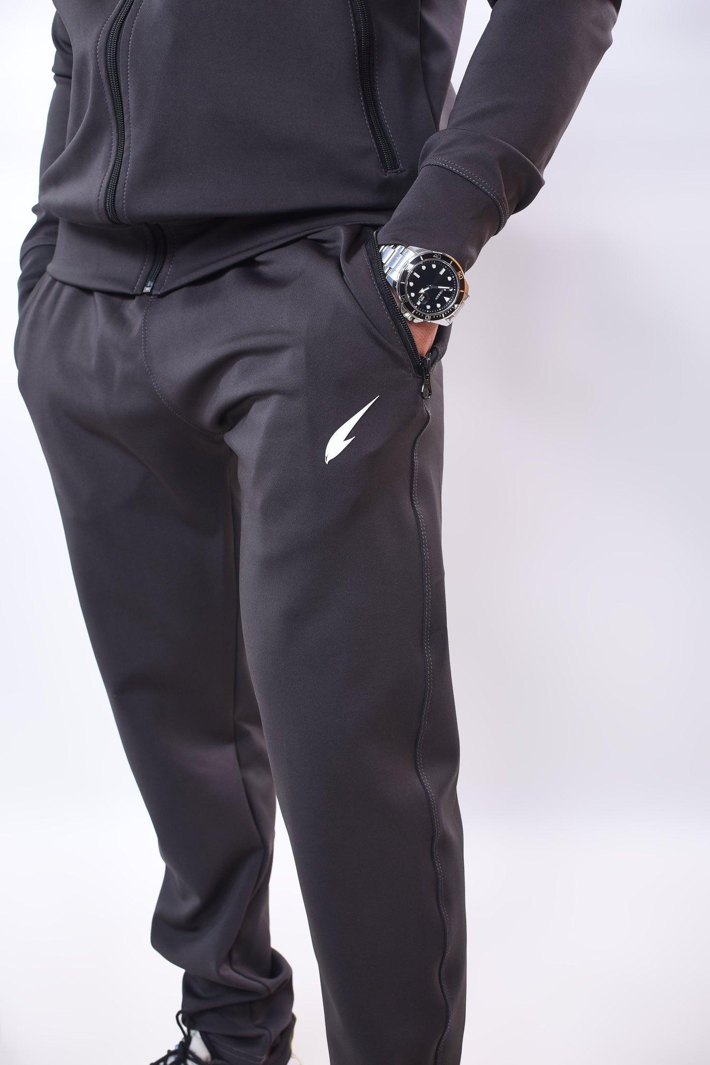 Shozef PrimeFlex Tracksuit Charcoal Grey