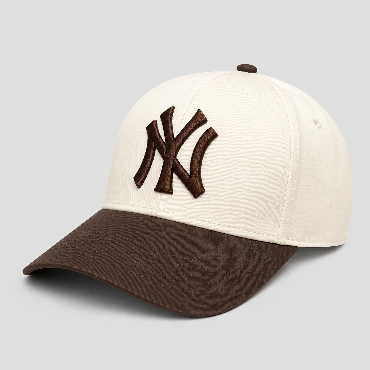 Pro Fit baseball  Hat Brown/Offwhite