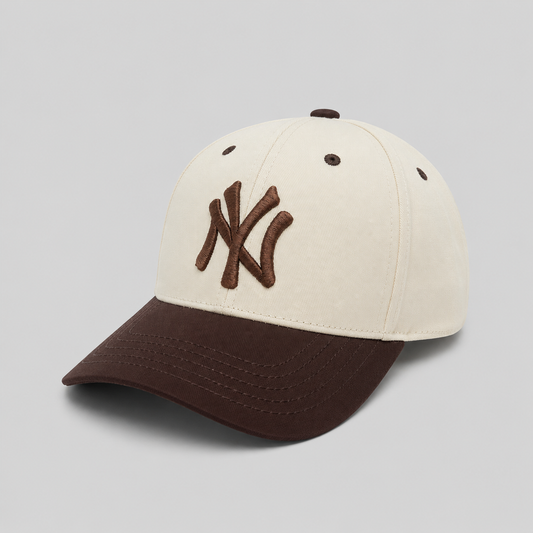 Pro Fit baseball  Hat Brown/Offwhite
