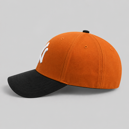 Classic Two-Tone baseball Cap Mustard