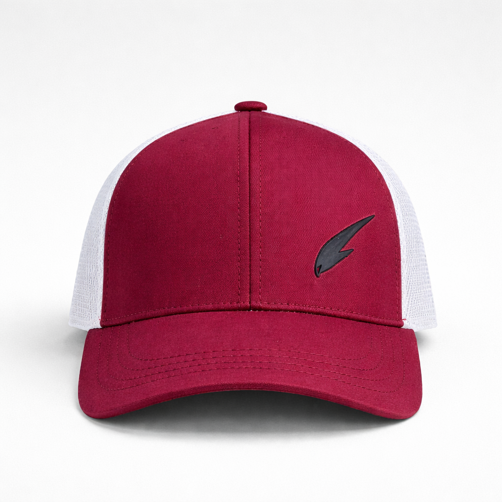 Shozef Fitted Cap Maroon