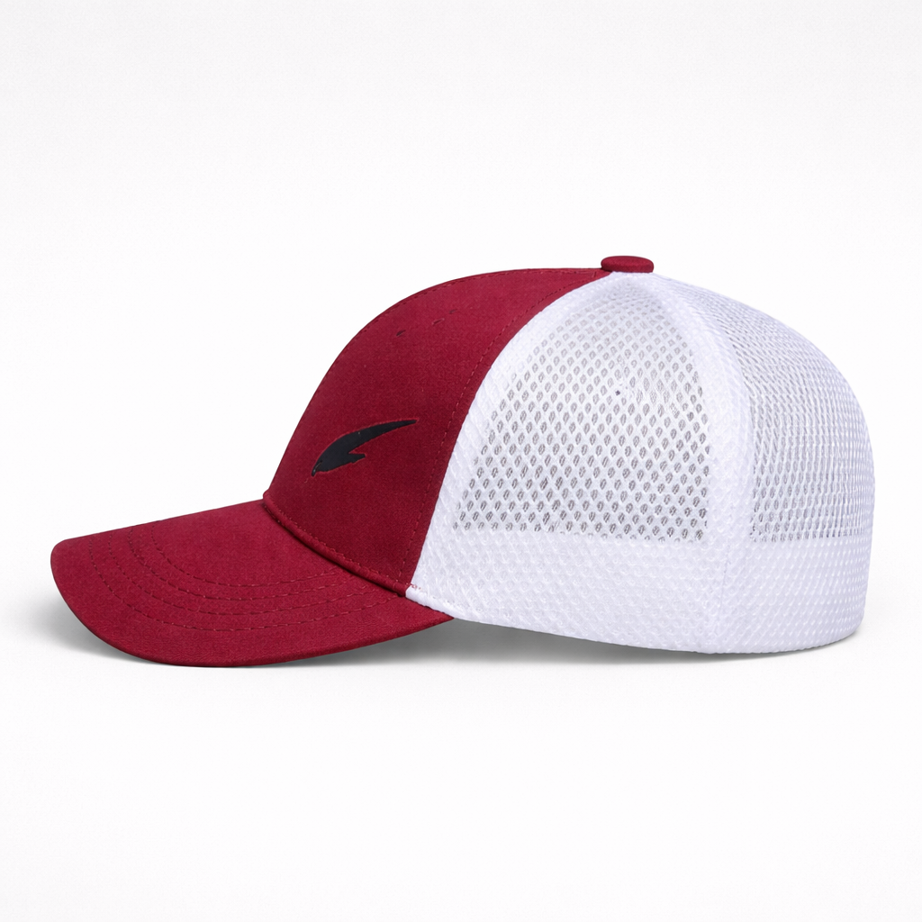 Shozef Fitted Cap Maroon